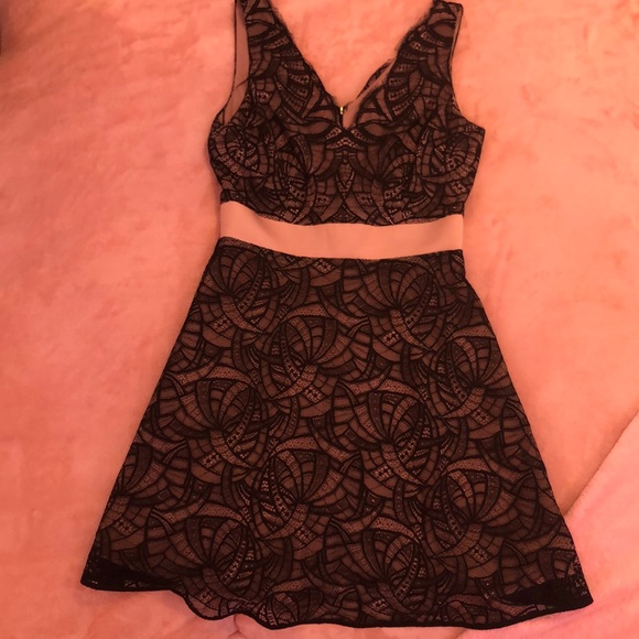 nah khanh black lace dress - Picture 1 of 4